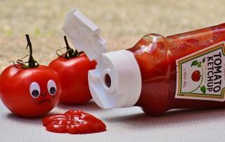 Ketchup for stain removal